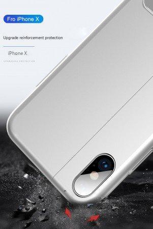 Auto-Fit Magnetic Contrast Colour Kickstand Case For iPhone X/XS - Planetcart