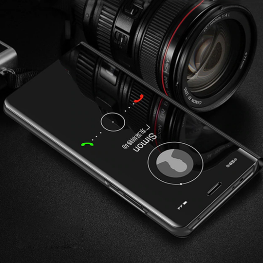 Mirror Clear View Flip Case [ Non Sensor working ] For Samsung Note 10 Plus - Planetcart