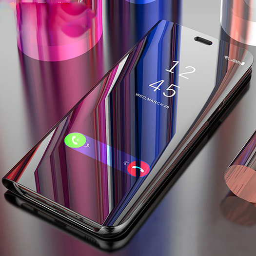 SAMSUNG GALAXY S10 MIRROR CLEAR VIEW FLIP CASE [NON SENSOR WORKING] - Planetcart