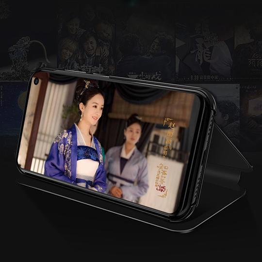 Mirror Clear View Flip Case [ Non Sensor Working ] For Samsung Glaxy S10 Plus - Planetcart