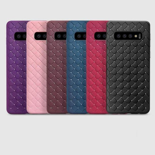 Ultra Thin Grid Weaving Case For Samsung Glaxy S10 Plus - Planetcart
