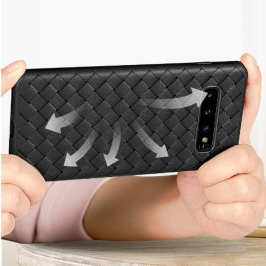 Ultra Thin Grid Weaving Case For Samsung Glaxy S10 Plus - Planetcart