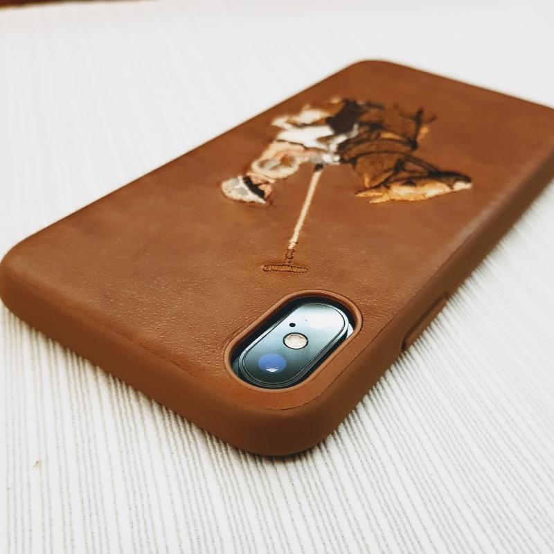 Santa Barbara Jockey Series Genuine Leather Case For iPhone X/XS - Planetcart