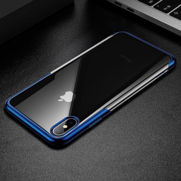 Baseus Ultra Thin Glitter Transparent Silicon Case For Iphone X/XS - Planetcart