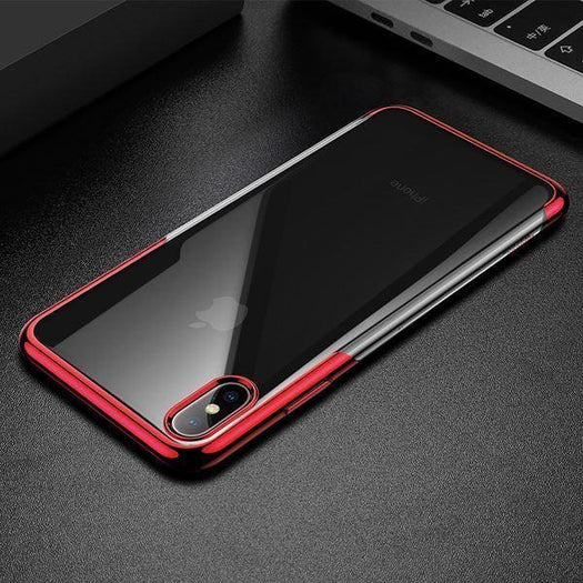 Baseus Ultra Thin Glitter Transparent Silicon Case For Iphone X/XS - Planetcart