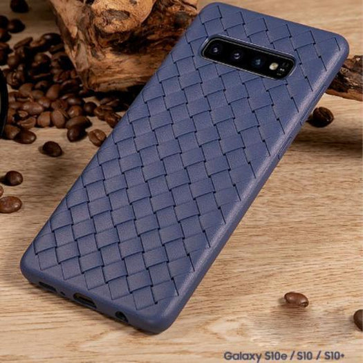 Ultra Thin Grid Weaving Case For Samsung Glaxy S10 Plus - Planetcart