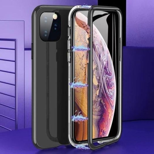 Electronic Auto-Fit Magnetic Glass Case For iPhone 11 Pro - Planetcart