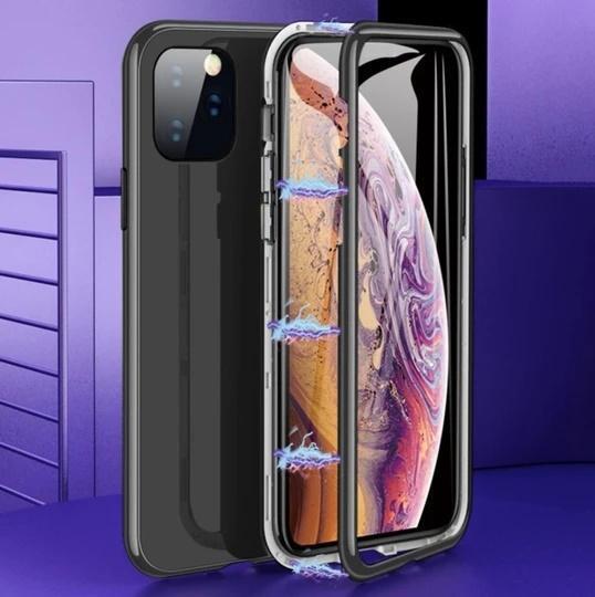 Electronic Auto-Fit Magnetic Glass Case For iPhone 11 Pro - Planetcart