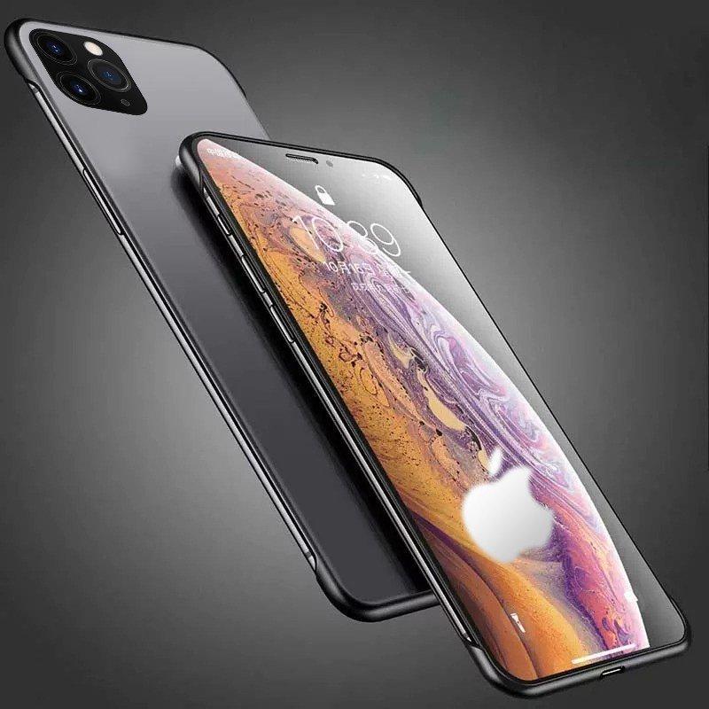 Frameless Semi Transparent Finger Ring Case For iPhone 11 Pro - Planetcart