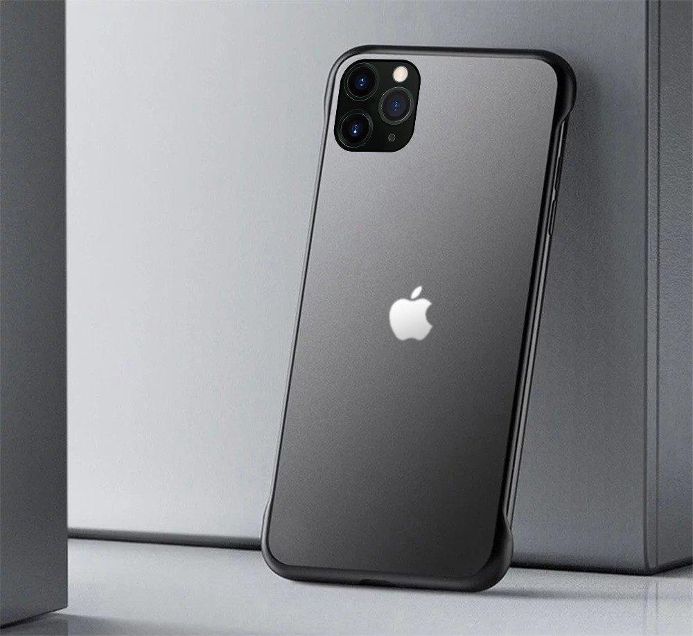 Frameless Semi Transparent Finger Ring Case for iPhone 11 Pro Max - Planetcart