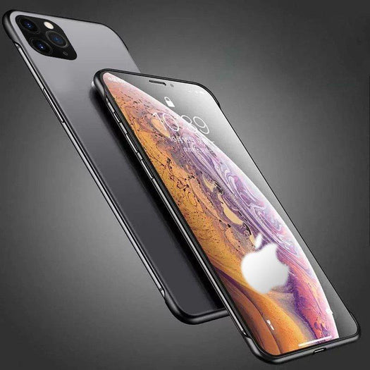 Frameless Semi Transparent Finger Ring Case for iPhone 11 Pro Max - Planetcart
