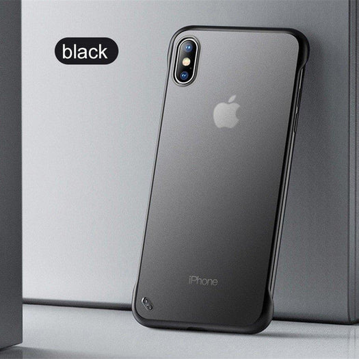 Frameless Semi Transparent Finger Ring Case For iPhone X/Xs - Planetcart