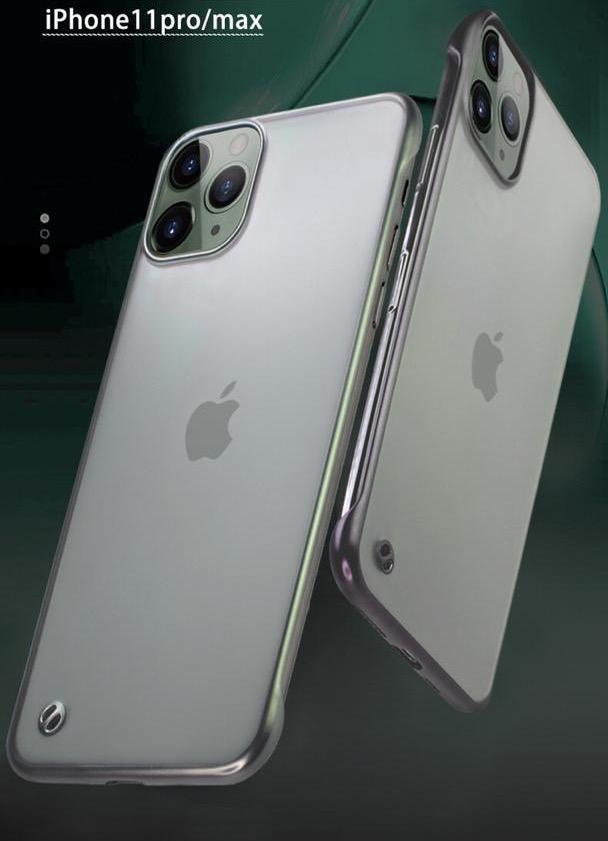 Glossy Edge Semi Transparent Premium Case For iPhone 11 Pro - Planetcart