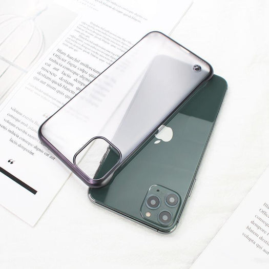 Glossy Edge Semi Transparent Premium Case For iPhone 11 Pro - Planetcart
