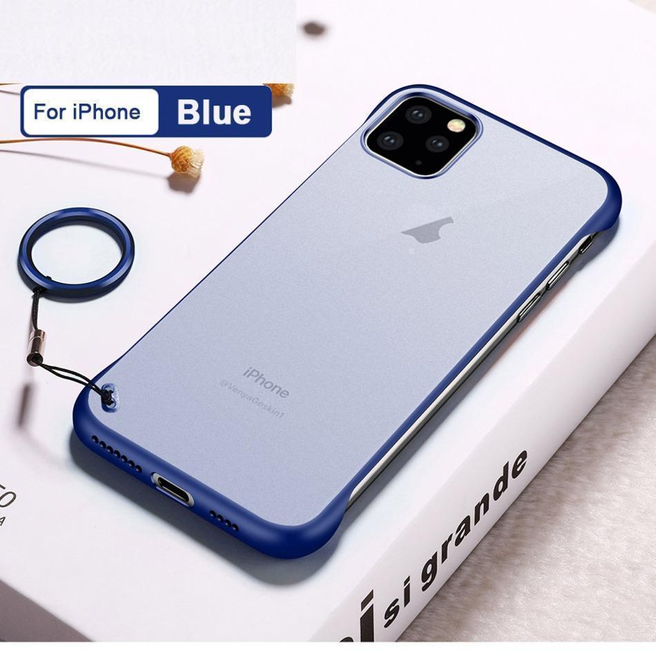 Glossy Edge Semi Transparent Premium Case For iPhone 11 Pro - Planetcart