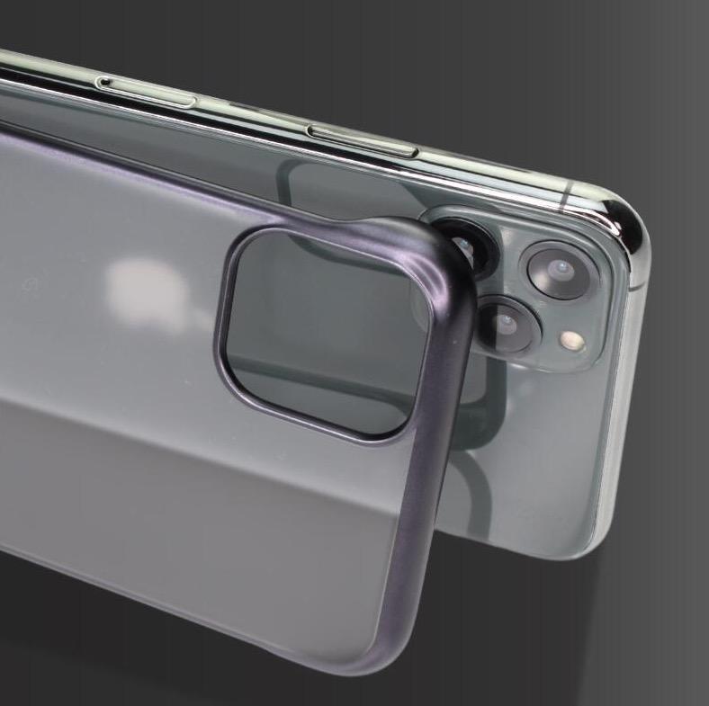 Glossy Edge Semi Transparent Premium Case For iPhone 11 Pro Max - Planetcart