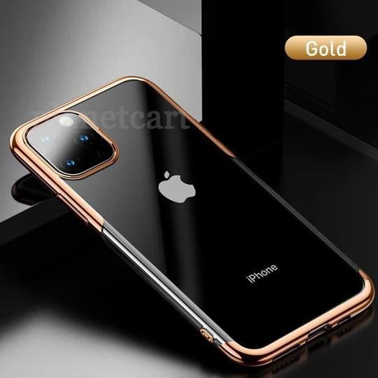 Baseus Ultra-Thin Transparent Sparkling Edge Case For iPhone 11 Pro Max