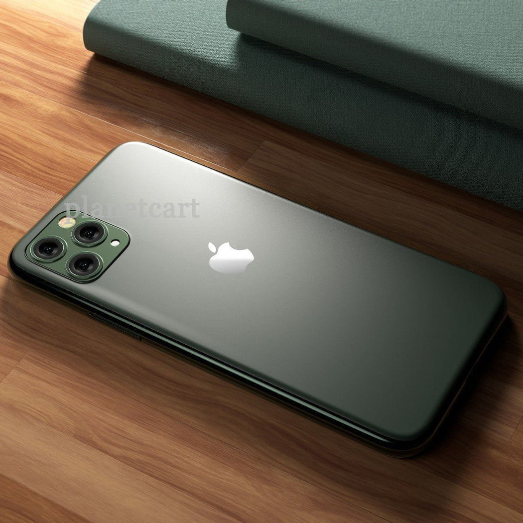 Special Edition Matte Finish Silicone Soft Edge Glass Case For iPhone 11