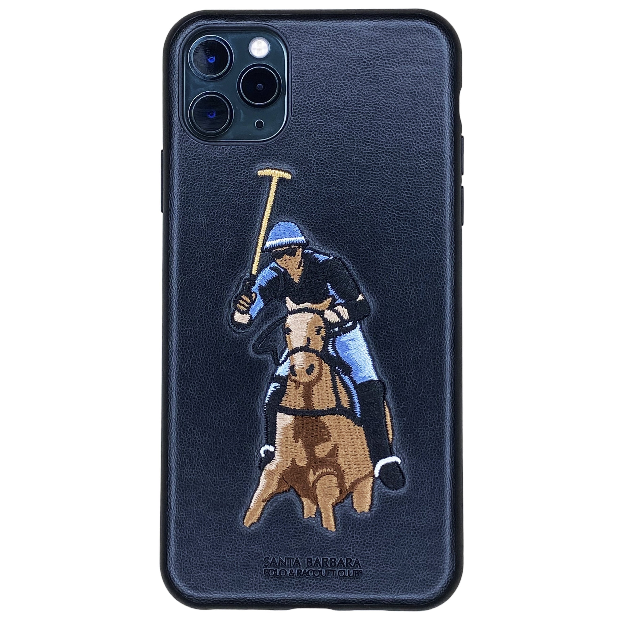 Santa Barbara Jockey Series Genuine Leather Case For iPhone 11 Pro - Planetcart