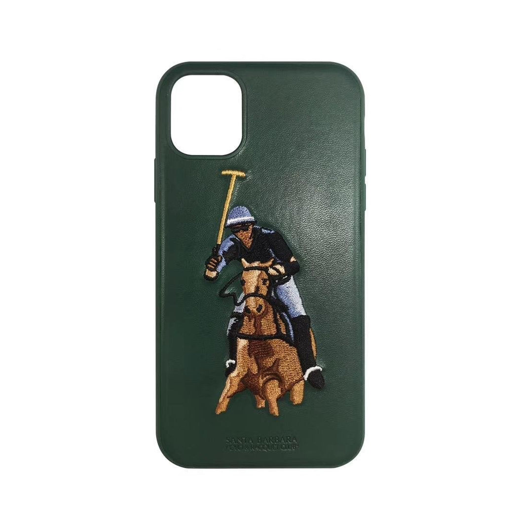 Santa Barbara Jockey Series Genuine Leather Case For iPhone 11 Pro - Planetcart