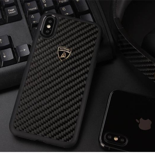 Lamborghini Genuine Elemento D3 Carbon Fiber Crafted Limited Edition Case For iPhone X/XS - Planetcart