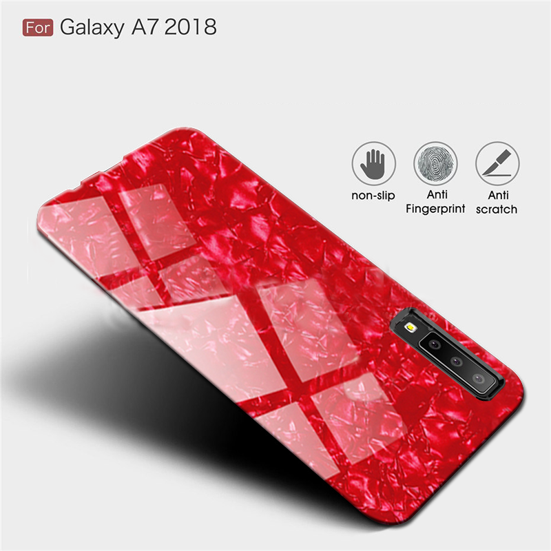 Dream Shell textured marble Case For Samsung A50 - Planetcart