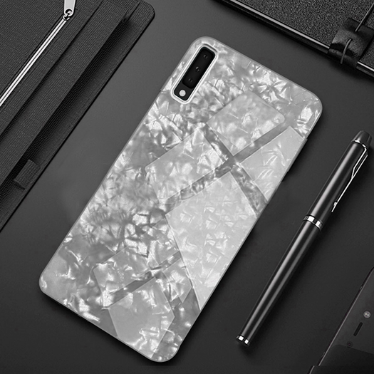 Dream Shell textured marble Case For Samsung A50 - Planetcart
