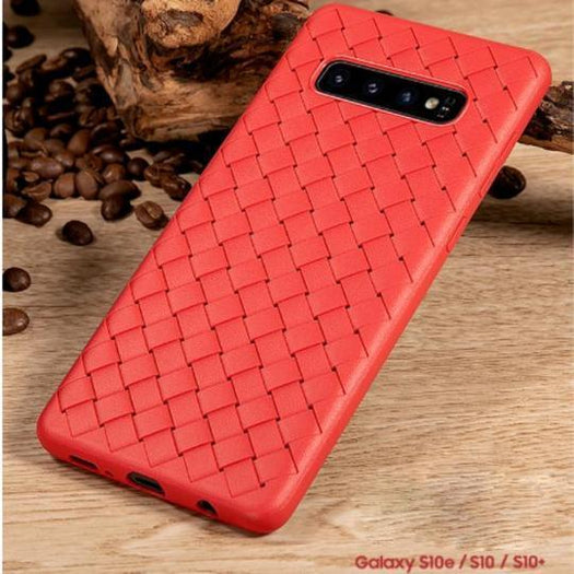 Ultra Thin Grid Weaving Case For Samsung Glaxy S10 Plus - Planetcart