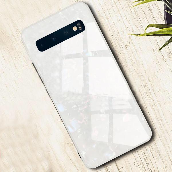Dream Shell Textured Marble Case For Samsung Glaxy S10 - Planetcart