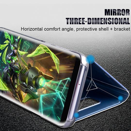 Mirror Clear View Flip Case [ Non Sensor working ] For Samsung Note 10 Plus - Planetcart