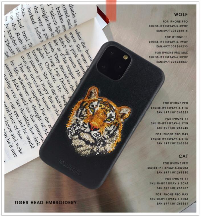 Santa Barbara Savana Series Genuine Leather Case for iPhone 11 Pro Max - Planetcart
