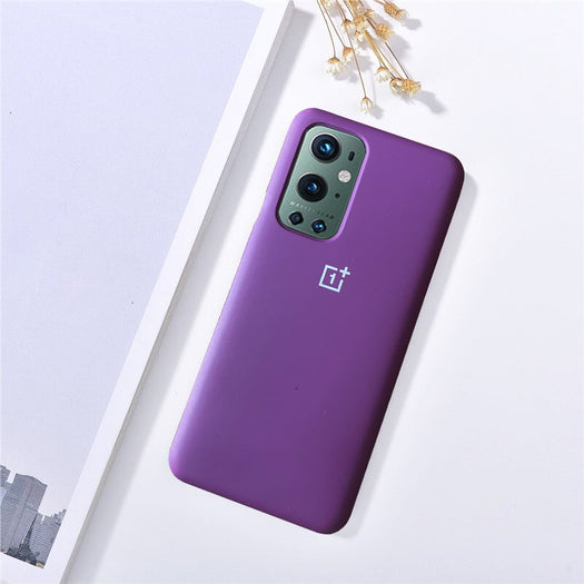Liquid Silicone Logo Back Case For One Plus 9 Series