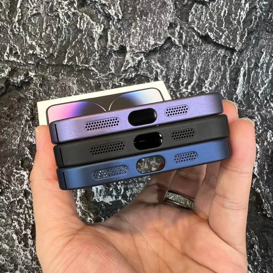 Camera Solid Lens Stand Case For iPhone