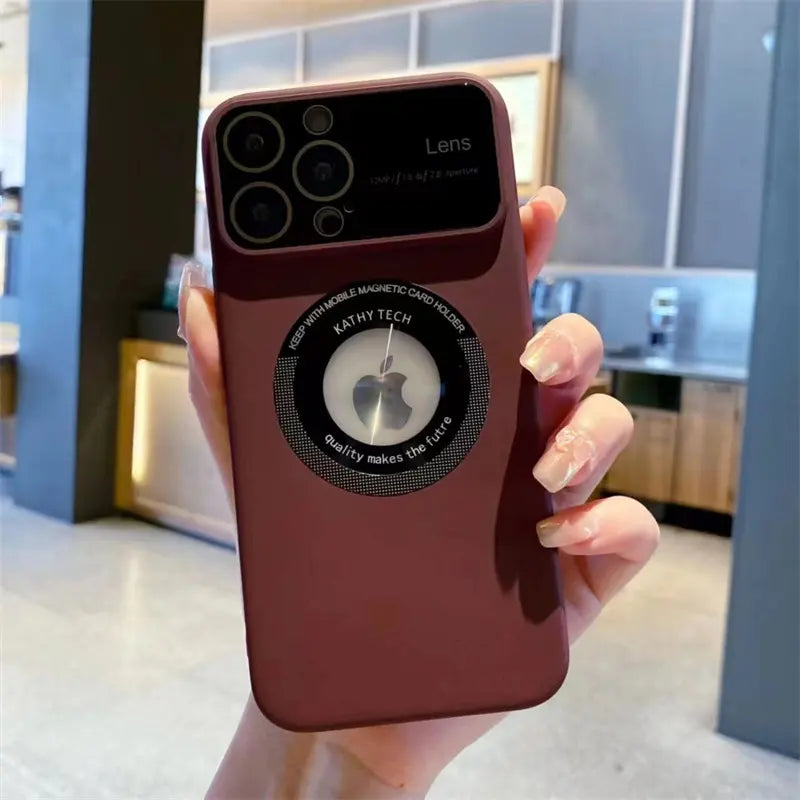 Wide Lens Cover PC Case For iPhone 15