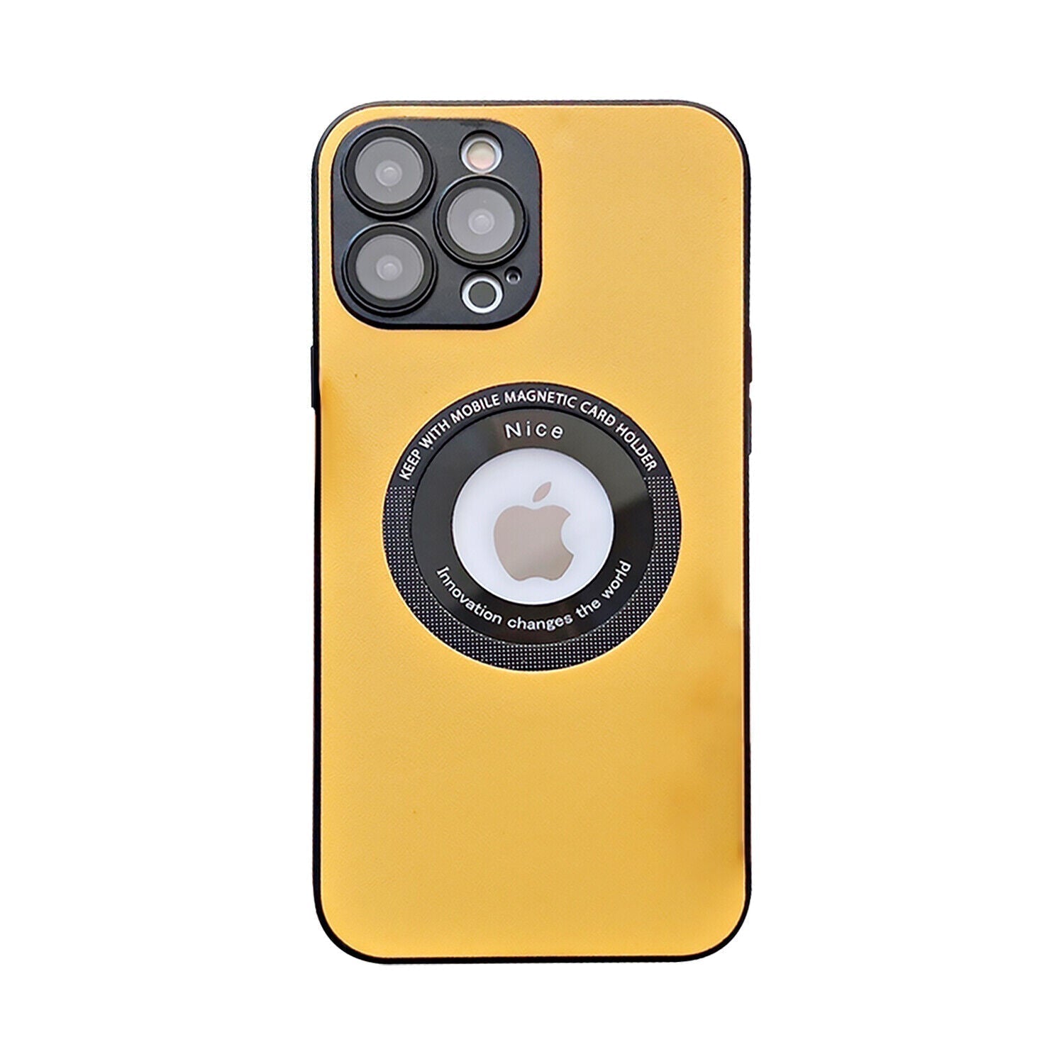 High End luxury Leather Look Magnetic Silicon Case For iPhone 14 Pro Max
