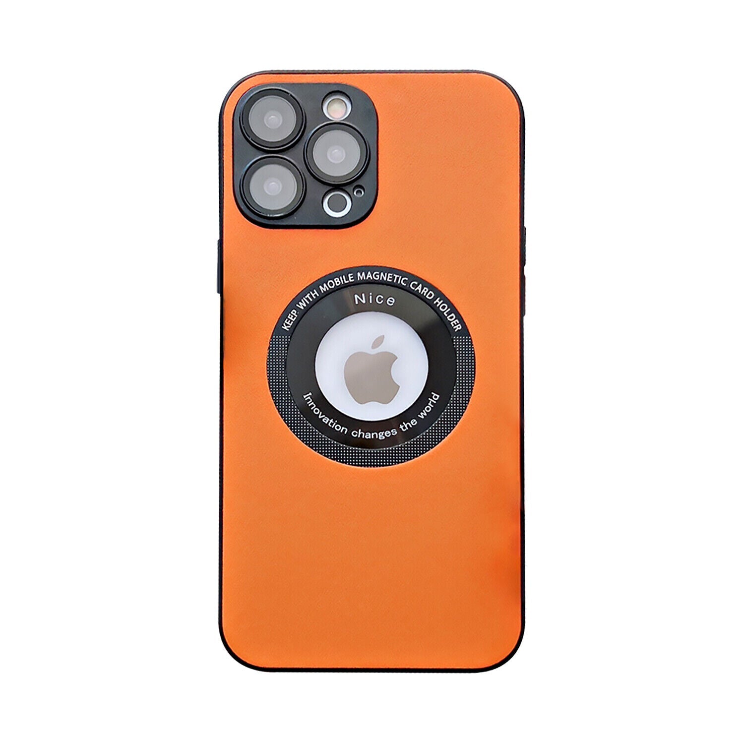 High End luxury Leather Look Magnetic Silicon Case For iPhone 14 Pro Max