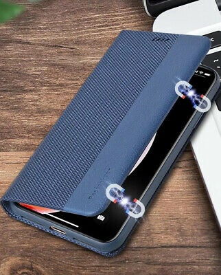 Peacocktion Flip Cover For Samsung S10 Plus-Blue