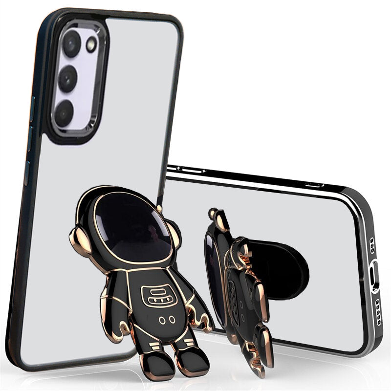 Astronaut Luxury Metal Camera Protection Shockproof Armor Case For Samsung S20 FE