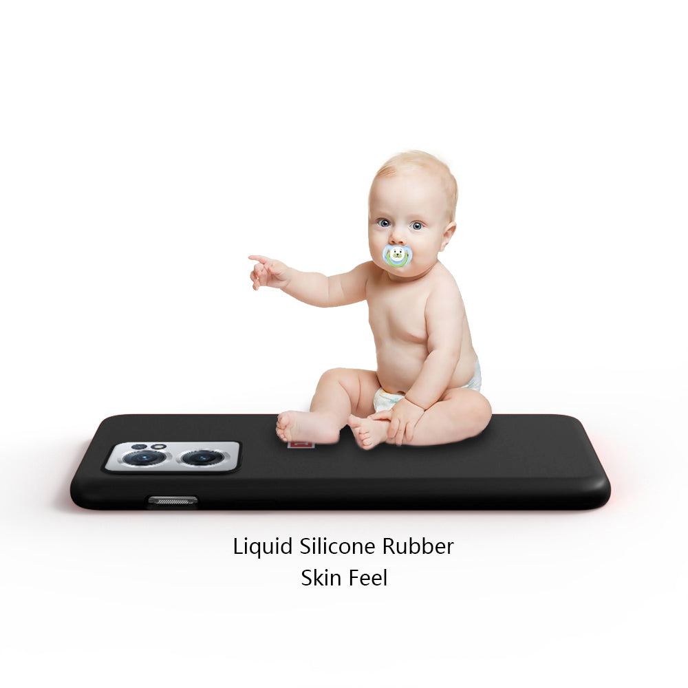 Premium Liquid Silicone Back Case Cover For OnePlus Nord CE 2
