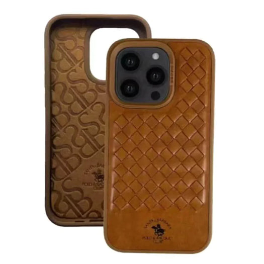 Santa Barbara Classic Ravel Series Genuine Leather Case For iPhone 15 Pro