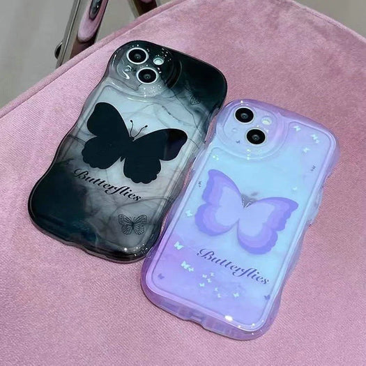 Butterflies Shockproof Back Case For Apple iPhone