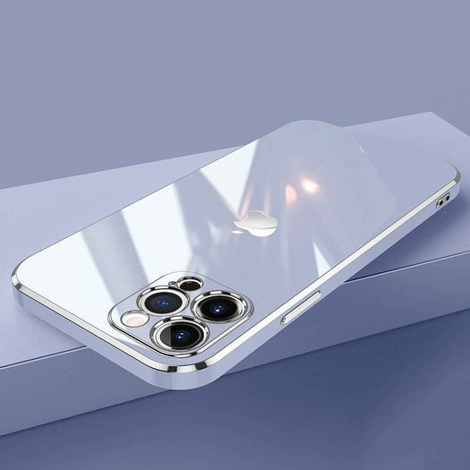 New Luxurious Glass Back Case With Golden Edges For iPhone 11 Pro - planetcartonline