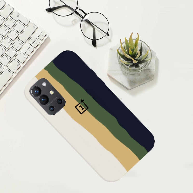 Liquid Silicone Rainbow Case For Oneplus 9RT - Premium Cases