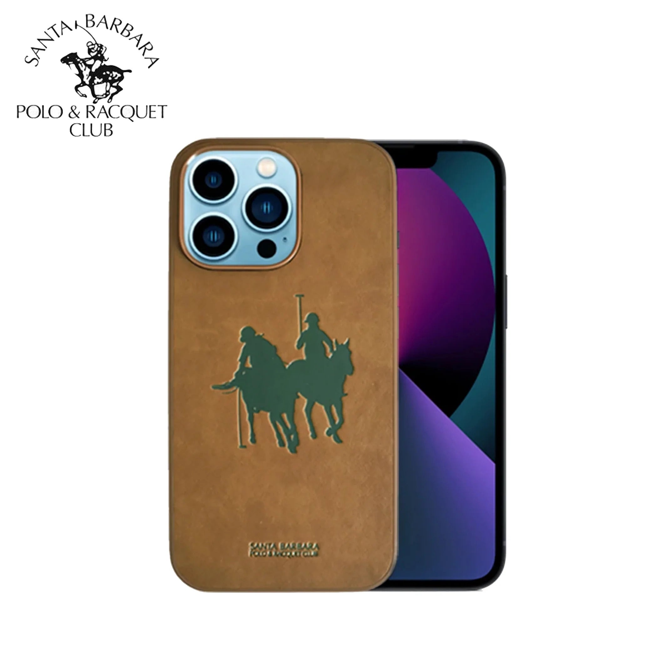 Santa Barbara Umbra Series Genuine Brown Leather Case For iPhone 14 Pro