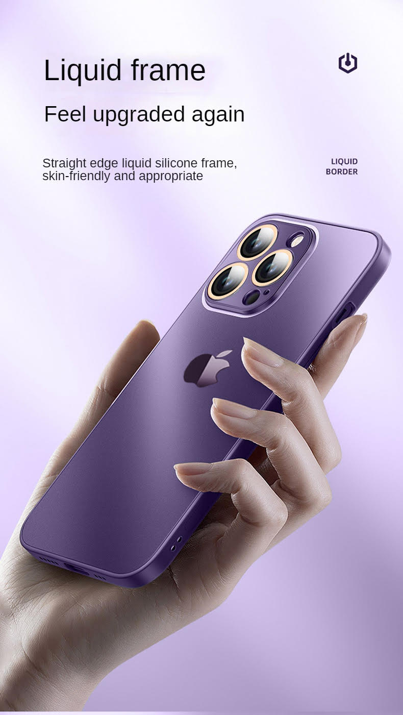 Glossy Ultra Thin Electroplated Camera Lens Protection For iPhone 15 Series