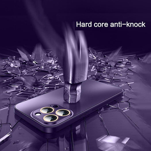 Glossy Ultra Thin Electroplated Camera Lens Protection With Magsafe For iPhone