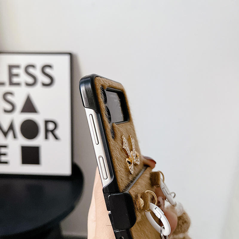 Luxury Cute Bow With Bracelet Fashion Case for Samsung Galaxy Z Flip 4