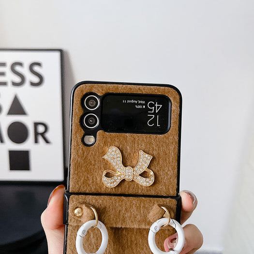 Luxury Cute Bow With Bracelet Fashion Case for Samsung Galaxy Z Flip 4