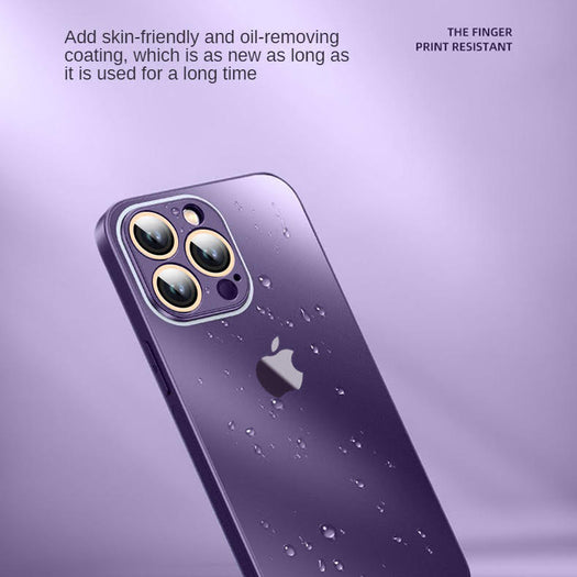 Glossy Ultra Thin Electroplated Camera Lens Protection For iPhone