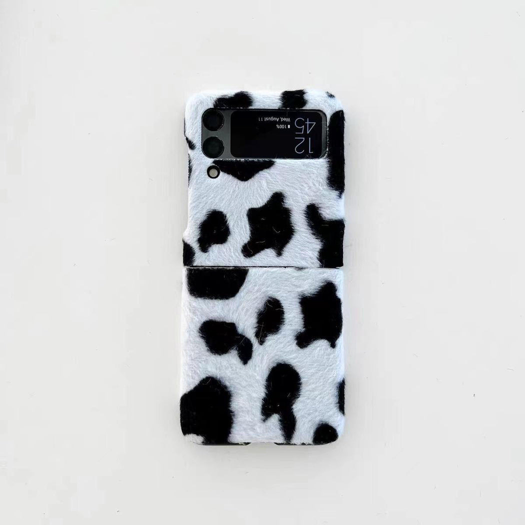 Premium White Black Print Bracelet Chain Phone Case for Samsung Galaxy Z Flip 3